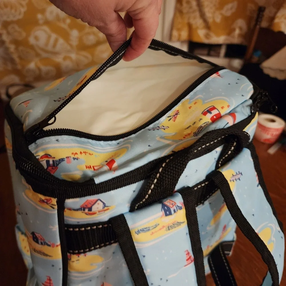 Scout backpack cooler Lightly Insulated lined Beach Pool Trip‎ Hiking Excursions